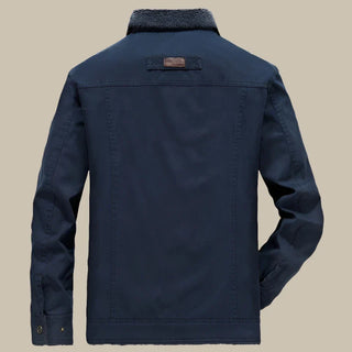 Nelson Aviator Jacket | Premium warm fleece winter jacket with collar for men