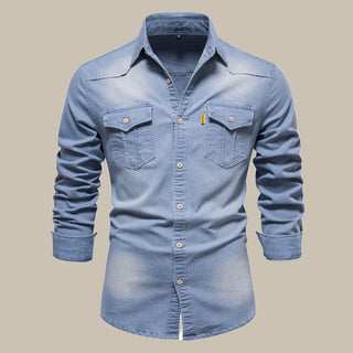 Ganti Denim Shirt | Stylish Denim-Look Jeans Shirt for Men