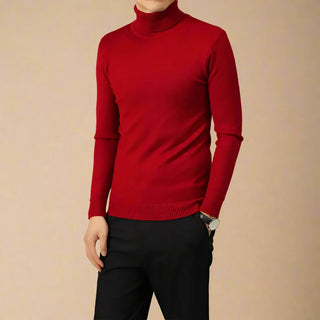 Turtleneck | Mens Casual Chic Warm Knitted Jumper