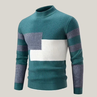 David Sweater | Warm Knitted Men’s Sweater with Round Neck and Pattern