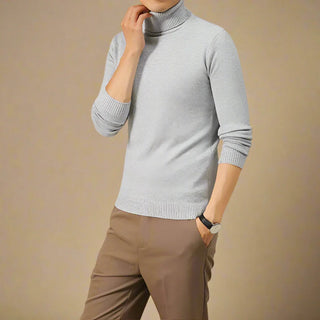 Turtleneck | Mens Casual Chic Warm Knitted Jumper