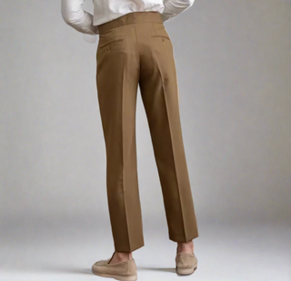 Capri High Waist Pants | Stylish Men's Pleated Trousers