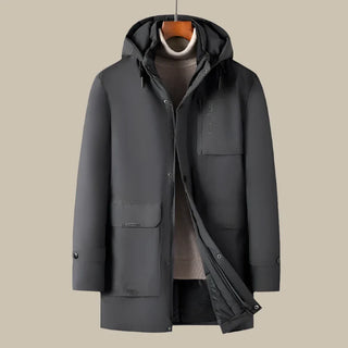 Selected Parka | Long waterproof smart winter coat for men