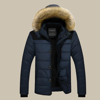 Jack Parka | Long waterproof men's parka winter coat with faux fur collar and fleece lining