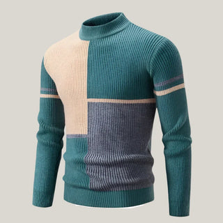 David Sweater | Warm Knitted Men’s Sweater with Round Neck and Pattern