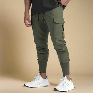 Track Pants | Quick-dry multi-pocket jogging bottoms for men | Slim Fit