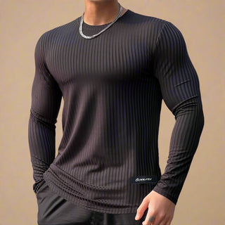 Sportieve muscle fit longsleeve