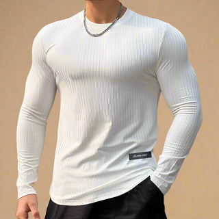 Ganti Jumper | Men's Sporty muscle fit long sleeve sweater