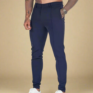 Trousers | Trendy casual smart trousers with stretch for men | Slim fit