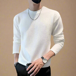 Ganti Jumper | Men's Casual trendy ribbed sweater with crew neck