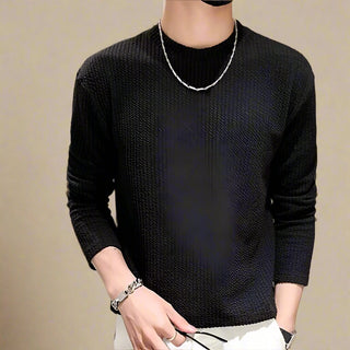 Ganti Jumper | Men's Casual trendy ribbed sweater with crew neck