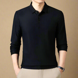 Polo Sweater | Casual Long Sleeve Polo for Men