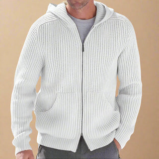 Ganti Zip Hoodie | Men's Casual Knitted Jacket with Zip and Hood