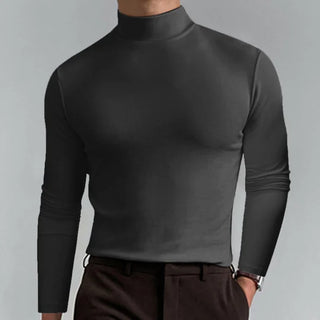 Ganti Slim Fit Turtleneck | Casual turtleneck with elastic long sleeves for men