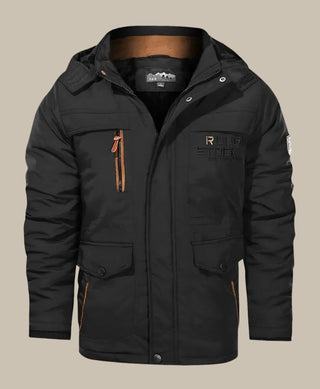 Jacob Parka | Long waterproof parka winter coat for men with fleece lining