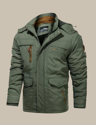 Jacob Parka | Long waterproof parka winter coat for men with fleece lining