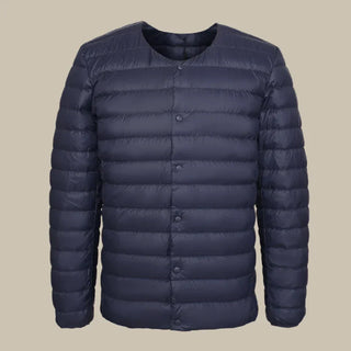 Ganti Down Jacket | Men's Casual Windproof and Water-Resistant Down Jacket with Buttons