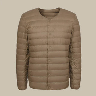 Ganti Down Jacket | Men's Casual Windproof and Water-Resistant Down Jacket with Buttons