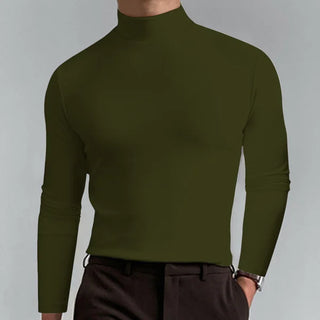 Ganti Slim Fit Turtleneck | Casual turtleneck with elastic long sleeves for men