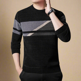 Ganti Jumper | Men's Casual warm knitted sweater with pattern and crew neck