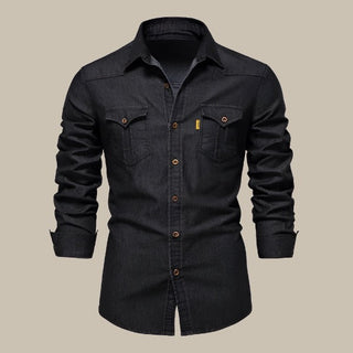 Ganti Denim Shirt | Stylish Denim-Look Jeans Shirt for Men