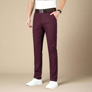 Chino Trousers | Casual Modern Cotton Trousers for Men | Slim Fit