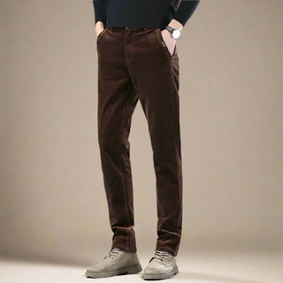 Cord Trousers | Casual smart corduroy trousers for men | Slim fit