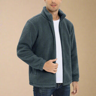 Ganti Fleece Jacket | Men's Trendy Teddy Fleece Jacket with Zip