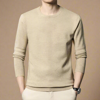 Ganti Jumper | Men's Casual plain knitted sweater with crew neck