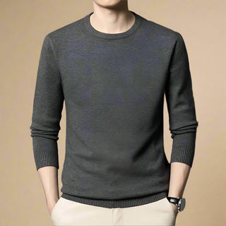 Ganti Jumper | Men's Casual plain knitted sweater with crew neck