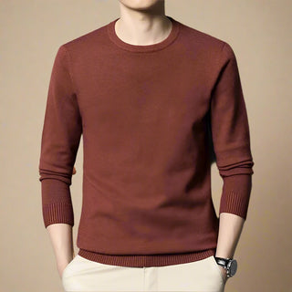 Ganti Jumper | Men's Casual plain knitted sweater with crew neck