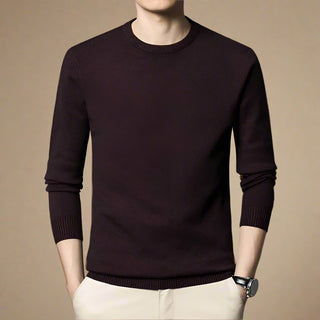 Ganti Jumper | Men's Casual plain knitted sweater with crew neck