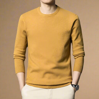 Ganti Jumper | Men's Casual plain knitted sweater with crew neck