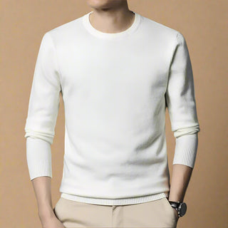 Ganti Jumper | Men's Casual plain knitted sweater with crew neck