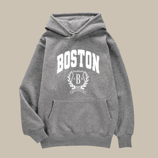 Graphic Hoodie | Trendy USA Boston Hooded Sweatshirt for Men