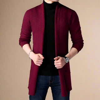 Ganti Cardigan | Men's Business Casual Long Fine Knitted Cardigan