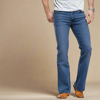 Jeans | Casual Stretch wide leg jeans for Men | Flared Fit