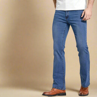 Jeans | Casual Stretch wide leg jeans for Men | Flared Fit