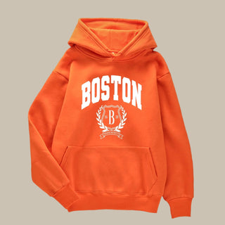 Graphic Hoodie | Trendy USA Boston Hooded Sweatshirt for Men