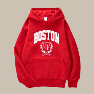 Graphic Hoodie | Trendy USA Boston Hooded Sweatshirt for Men