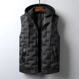 Tommy Bodywarmer | Casual Puffer Vest with Hood for Men