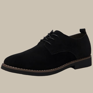 Floris Oxford Shoes | Formal Comfortable Suede Men's Shoes with Heel