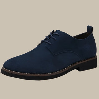 Floris Oxford Shoes | Formal Comfortable Suede Men's Shoes with Heel