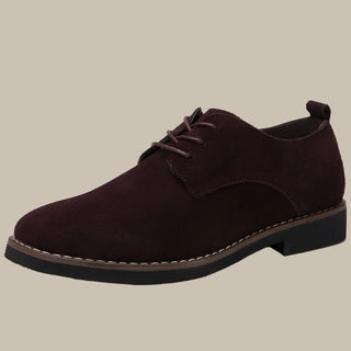 Floris Oxford Shoes | Formal Comfortable Suede Men's Shoes with Heel