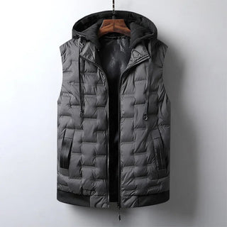 Tommy Bodywarmer | Casual Puffer Vest with Hood for Men